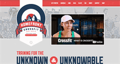 Desktop Screenshot of homefrontcrossfit.com